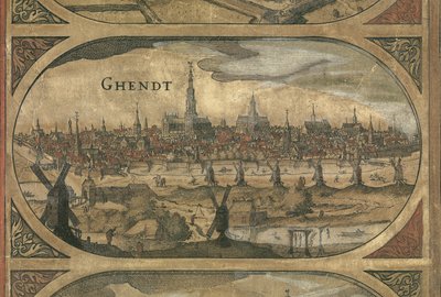 Map of the Netherlands, Willem Blaeu (detail) by Willem Janszoon Blaeu